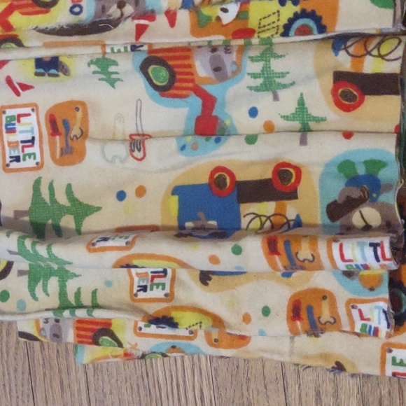Little builder cute animals construction fabric - Picture 3 of 6